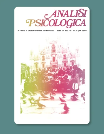 Copertina Analisi Psicologica n. 4 del 1978 con disegno infantile cirsope
