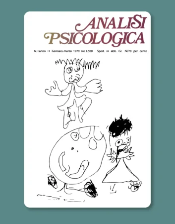 Copertina Analisi Psicologica n. 1 del 1979 con disegno infantile cirsope