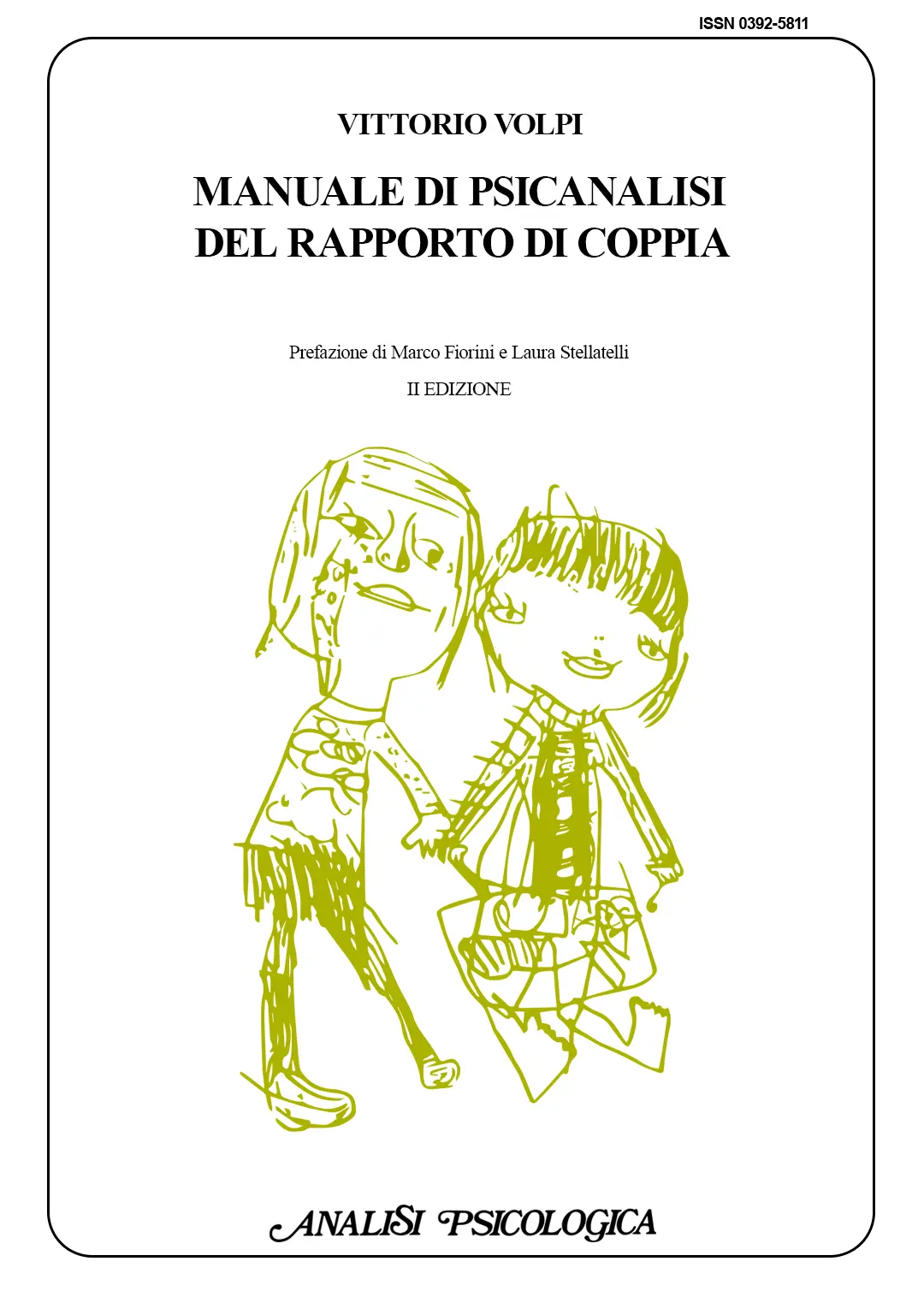 Copertina del libro di Vittorio Volpi manuale di psicanalisi del rapporto di coppia